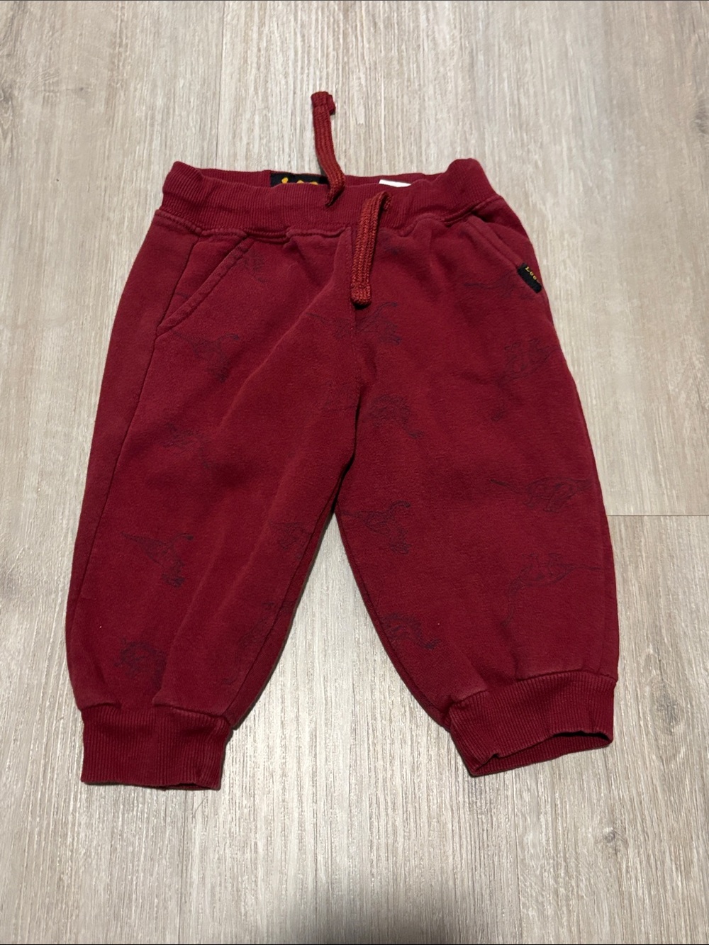 Lee Kids Maroon Jogger Sweatpants